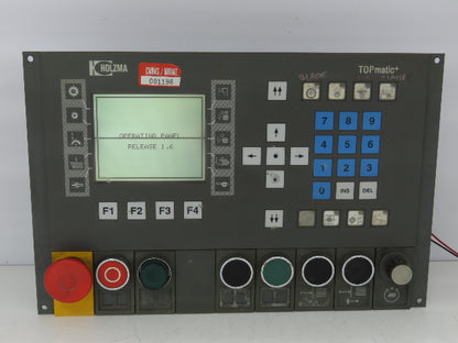 B&R Automation BRRTGR31 Control Pannel Display Screen 7 Start/Stop Switches