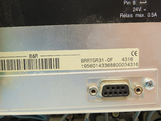 B&R Automation BRRTGR31 Control Pannel Display Screen 7 Start/Stop Switches