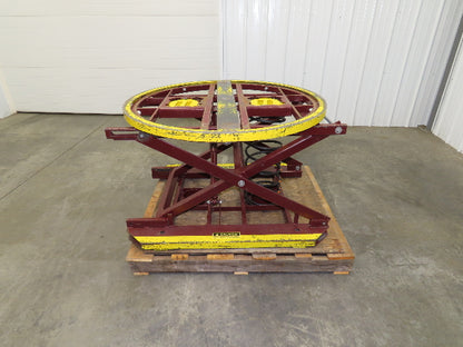 Southworth Spring Table Pallet Load Leveler Single Spring 43-1/2" Turntable