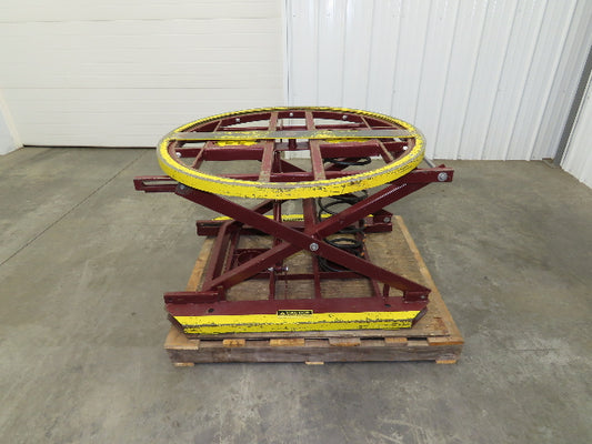 Southworth Spring Table Pallet Load Leveler Single Spring 43-1/2" Turntable