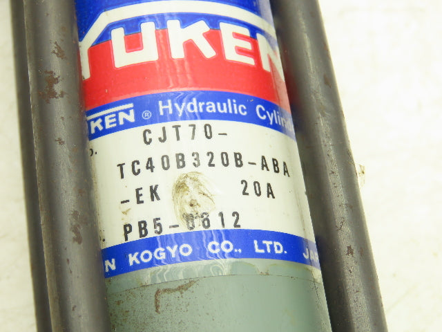 Yuken CJT70-TC40B320B-ABA-EK Hydraulic Cylinder 40mm Bore 320mm Stroke Trunnion