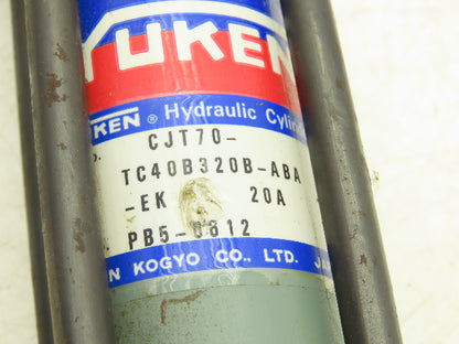 Yuken CJT70-TC40B320B-ABA-EK Hydraulic Cylinder 40mm Bore 320mm Stroke Trunnion