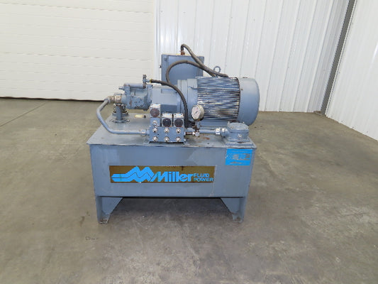 Miller 30010 Hydraulic Power Unit 20 Gal 6.9gpm Set at 600PSI Pump 230/460V 3PH