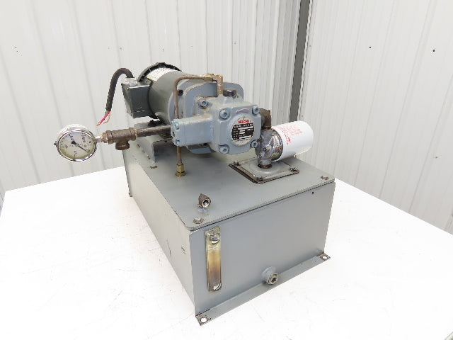 Graham Hydraulic Power Unit Nachi Pump 12 Gal 7.9gpm 1000PSI 1.5Hp 230/460V