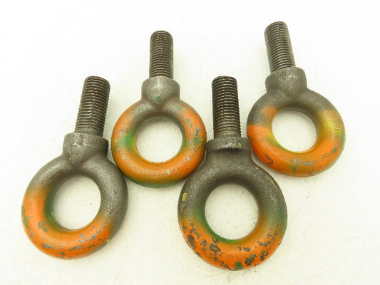 Forged Shoulder Eye Bolt 1"-7 Thread x 3" Shank Heavy Duty  Lot of 4