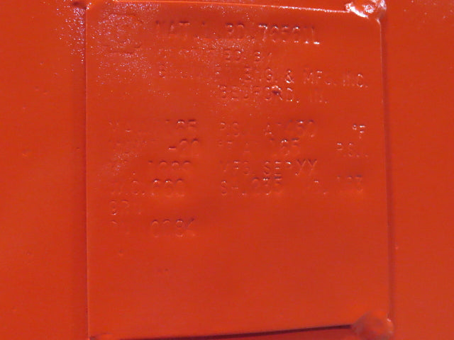 Brunner Vertical Compressed Air Receiver Tank 550 Gallon 165 PSI 38"x 132"