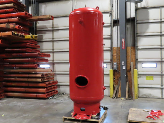 Brunner Vertical Compressed Air Receiver Tank 550 Gallon 165 PSI 38"x 132"