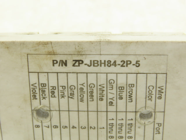 Automation Direct ZP-JBH84-2P-5 ZIP Junction Block 8 Ports 5 Pin M12 Sockets