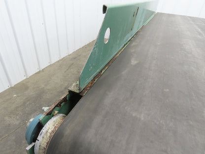 Roach 34"x 9' Slider Bed Conveyor 29" Belt .5Hp 230/460V 3PH End Drive 55fpm