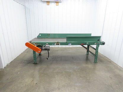Roach 34"x 9' Slider Bed Conveyor 29" Belt .5Hp 230/460V 3PH End Drive 55fpm