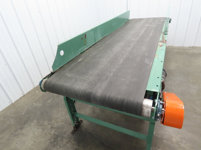 Roach 34"x 9' Slider Bed Conveyor 29" Belt .5Hp 230/460V 3PH End Drive 55fpm