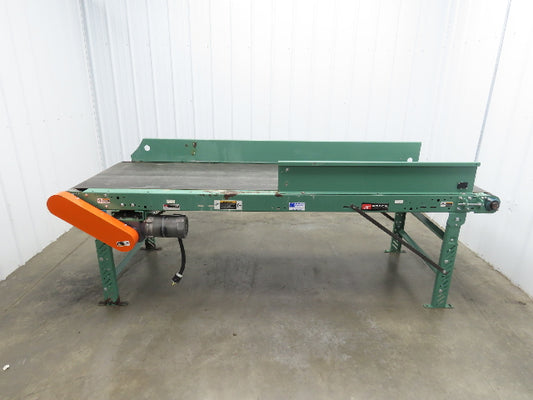 Roach 34"x 9' Slider Bed Conveyor 29" Belt .5Hp 230/460V 3PH End Drive 55fpm