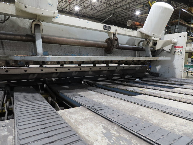 Cincinnati Sheet Metal Shear 1/4"x 10' AccuCut Feed Table PMI Shearmate Outfeed