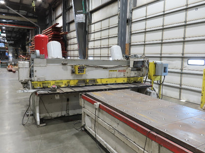 Cincinnati Sheet Metal Shear 1/4"x 10' AccuCut Feed Table PMI Shearmate Outfeed