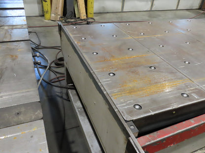 Cincinnati Sheet Metal Shear 1/4"x 10' AccuCut Feed Table PMI Shearmate Outfeed