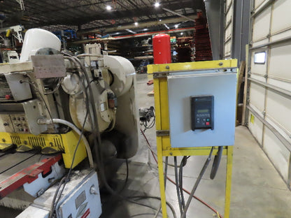 Cincinnati Sheet Metal Shear 1/4"x 10' AccuCut Feed Table PMI Shearmate Outfeed