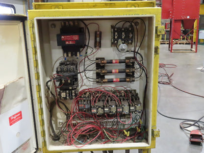 Cincinnati Sheet Metal Shear 1/4"x 10' AccuCut Feed Table PMI Shearmate Outfeed