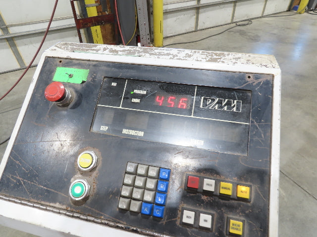 Cincinnati Sheet Metal Shear 1/4"x 10' AccuCut Feed Table PMI Shearmate Outfeed