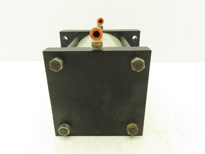 Rockford Air Devices 6x6 Pneumatic Air Cylinder 6"Bore 6"Stroke Flange Mount