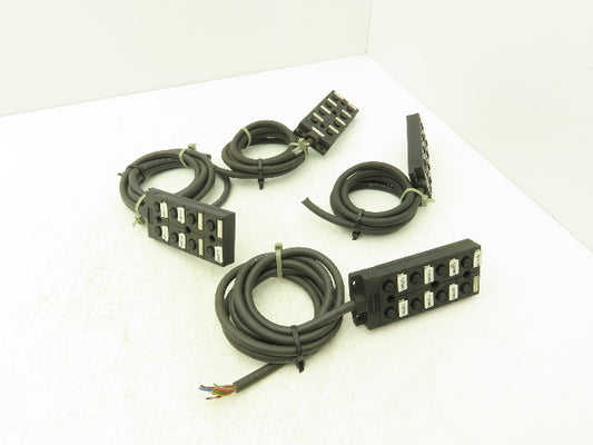 Balluff C04 T8L-00-PB-050M-E Junction Box 8-Port Interface M12x1 Female Lot of 4