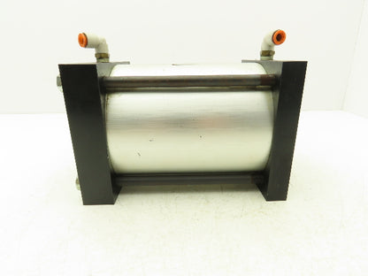 Rockford Air Devices 6x6 Pneumatic Air Cylinder 6"Bore 6"Stroke Tapped Mounting