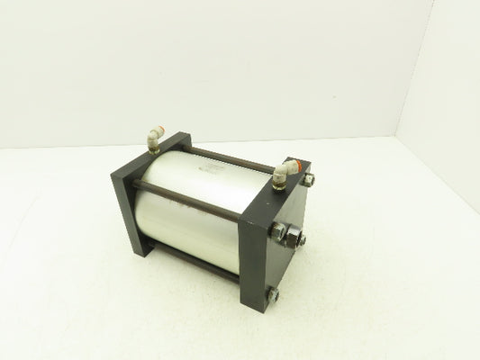 Rockford Air Devices 6x6 Pneumatic Air Cylinder 6"Bore 6"Stroke Tapped Mounting