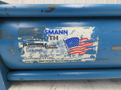 Rexroth Pressure Master Hydraulic Cylinder 4"Bore 8"Stroke SAE 4-Bolt 2.5"Rod