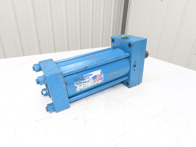 Rexroth Pressure Master Hydraulic Cylinder 4"Bore 8"Stroke SAE 4-Bolt 2.5"Rod