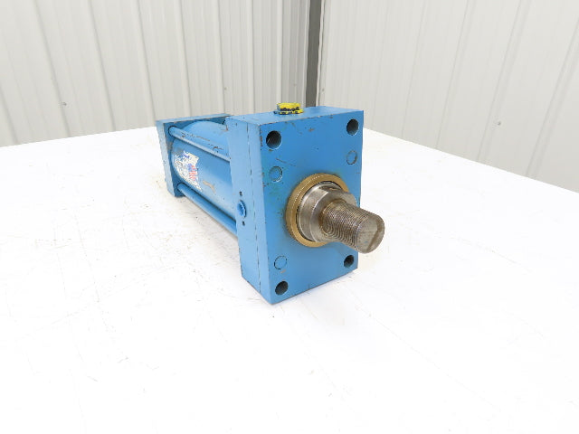 Rexroth Pressure Master Hydraulic Cylinder 4"Bore 8"Stroke SAE 4-Bolt 2.5"Rod