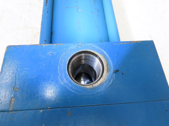 Rexroth Pressure Master Hydraulic Cylinder 4"Bore 8"Stroke SAE 4-Bolt 2.5"Rod