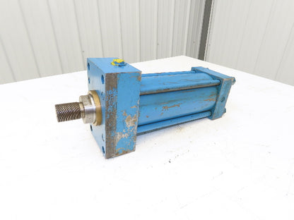 Rexroth Pressure Master Hydraulic Cylinder 4"Bore 8"Stroke SAE 4-Bolt 2.5"Rod