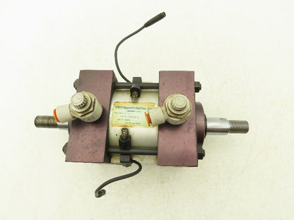 Bimba TRD 39451 4x1" Double Rod Pneumatic Air Cylinder 4"Bore 1"Stroke 250psi
