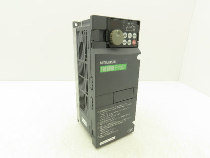 Mitsubishi Electric FR-F720P-0.  75K Inverter Drive .75KW 240VAC 3Ph 6.4A 50-60Hz