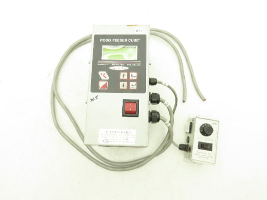Rodix 121-000-0751 Vibratory Feeder Cube VF-9 120/240VAC In 0-120V Out Auto-Tune