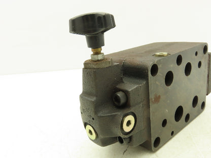 Vickers F3DGX062FL60 Hydraulic Reducing Valve Stack System 2000PSI