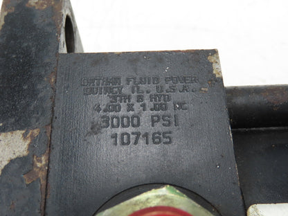 Ortman Fluid 3THB 4.00 x 1.00 NC Hydraulic Cylinder 4" Bore 1" Stroke 3000psi