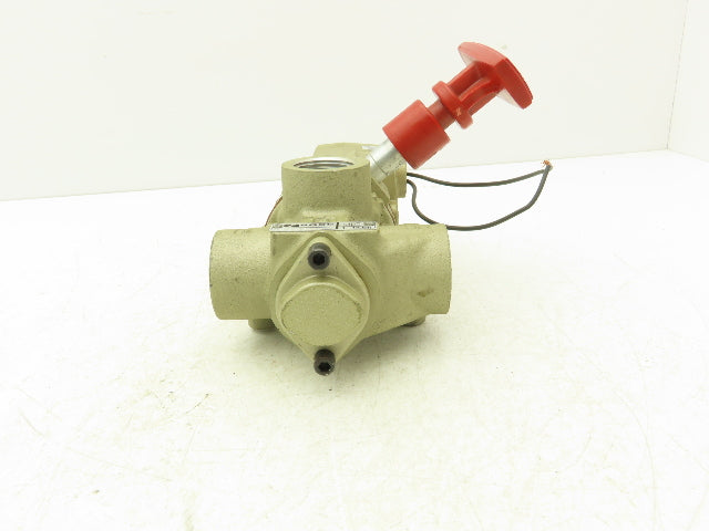 ROSS 2773A6082 Solenoid Valve W/Lockout 1"NPT 15-145PSI 120VAC 50-60Hz