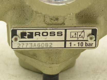 ROSS 2773A6082 Solenoid Valve W/Lockout 1"NPT 15-145PSI 120VAC 50-60Hz