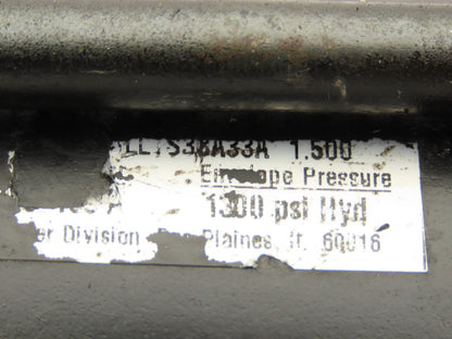 Parker 3L Series Hydraulic Cylinder 3.25"Bore 1.5" Adjustable Stroke 1300psi