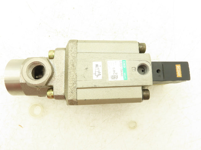 CKD CVS31-15AX460 Coolant Control Valve 24VDC 1/2"npt Air-Operated 7MPa 1000psi