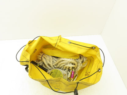 MSA Rose Dynescape 506416 Descender with 50' Rope Lifeline & Escape Belt 300Lb