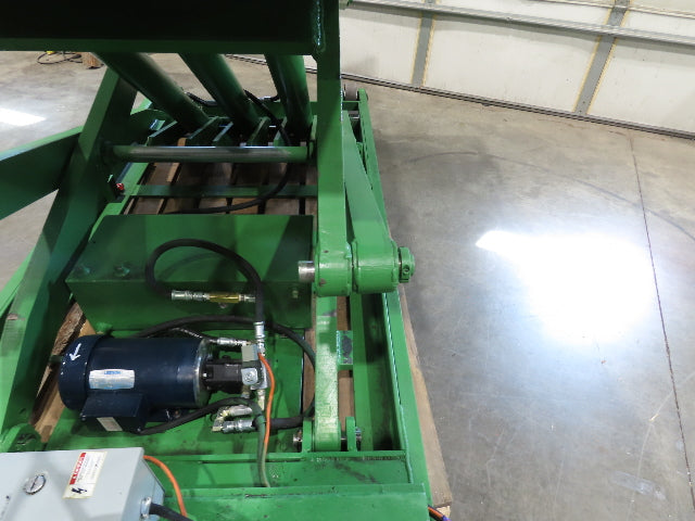 Hydraulic Lift Table 10000lb 5 Ton 102" Travel 78x48" 3Ph 5Hp Leeson Mobile