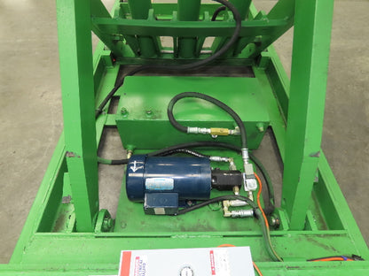 Hydraulic Lift Table 10000lb 5 Ton 102" Travel 78x48" 3Ph 5Hp Leeson Mobile