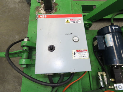 Hydraulic Lift Table 10000lb 5 Ton 102" Travel 78x48" 3Ph 5Hp Leeson Mobile
