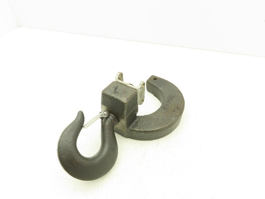 Crosby IA 3-Ton Hoist Upper Swivel Hook Mount with Chain Guide
