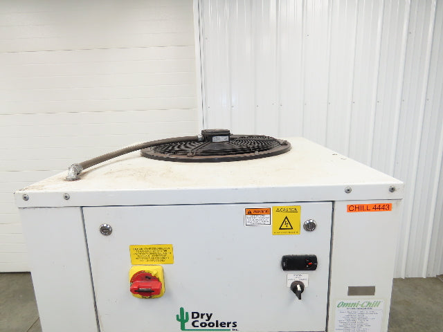Dry Coolers PAC-050 Onmi Chiller Cooling Oil Chiller Air Cooled 480V 3Ph 25 GPM