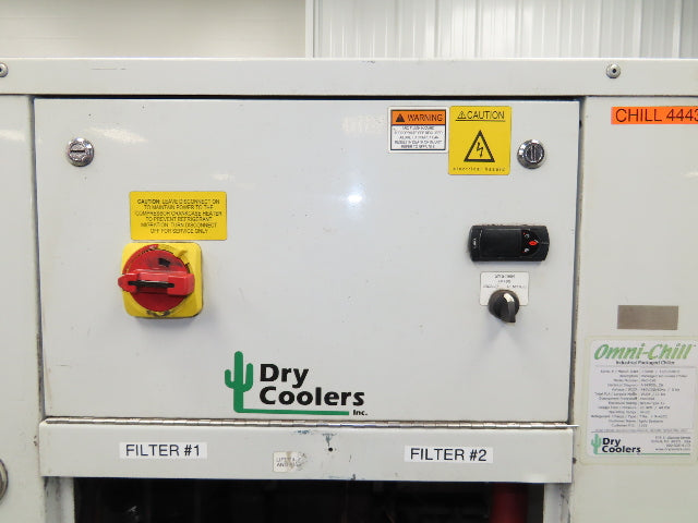 Dry Coolers PAC-050 Onmi Chiller Cooling Oil Chiller Air Cooled 480V 3Ph 25 GPM