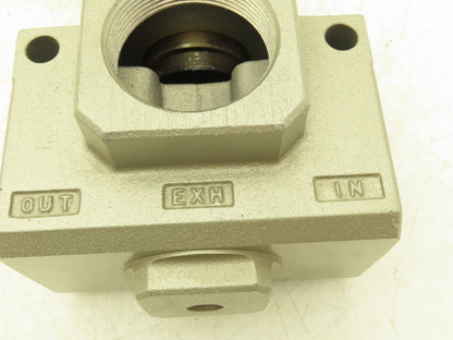 SMC VP3185-125TZA-N Pneumatic Solenoid Pilot Valve 3-Port 1-1/4"NPT