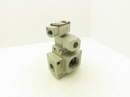 SMC VP3185-125TZA-N Pneumatic Solenoid Pilot Valve 3-Port 1-1/4"NPT
