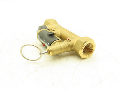 Caleffi 132552A QuickSetter Balancing Valve w/Flow Meter 2-7GPM 3/4"FNPT 150PSI